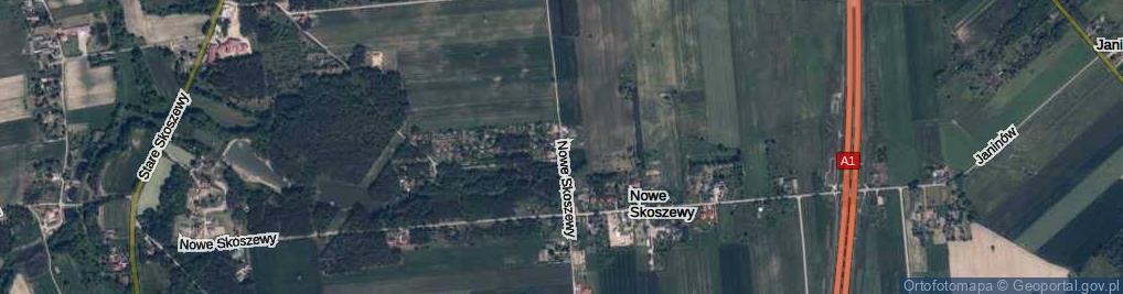 Zdjęcie satelitarne Nowe Skoszewy ul.